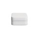 PU Leather Jewellery Box White White Aberto Design PU Leather Jewellery Box White White