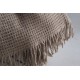 TV Blanket Brighton Waffle - Beige Beige Lessentiel TV Blanket Brighton Waffle - Beige Beige