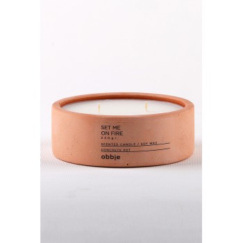 Candle Set Me On Fıre Flat Pink