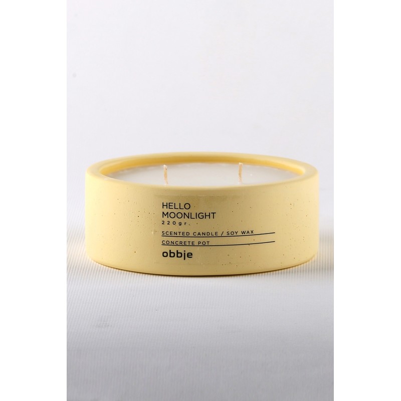 Aberto Design Candle Hello Moonlight Flat Yellow