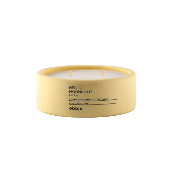 Candle Hello Moonlight Flat Yellow Aberto Design Candle Hello Moonlight Flat Yellow