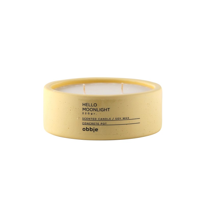 Aberto Design Candle Hello Moonlight Flat Yellow