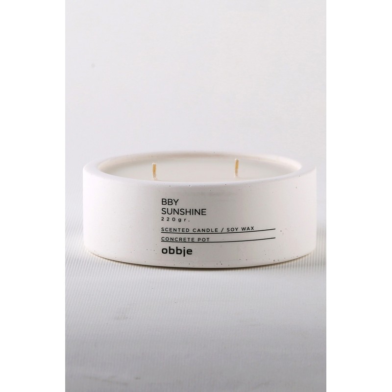 Aberto Design Candle Bby Sunshine Flat White