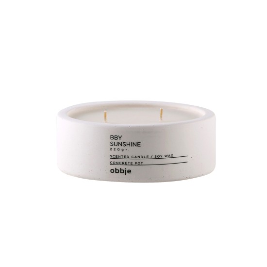 Aberto Design Candle Bby Sunshine Flat White