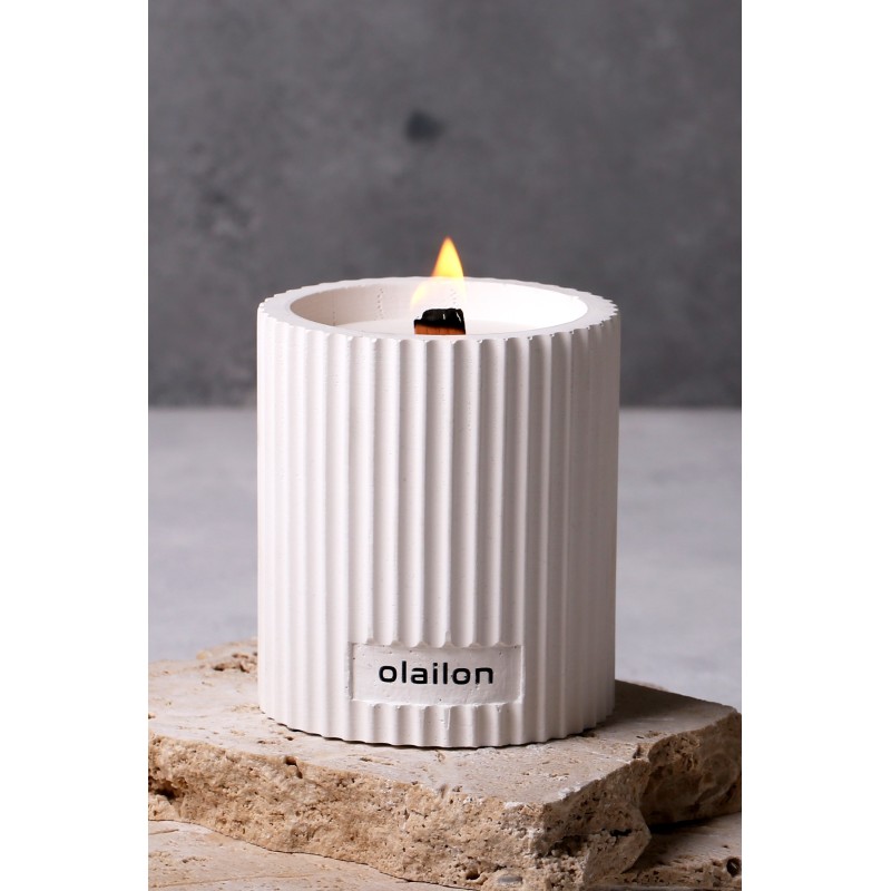 Aberto Design Candle Damla - White White