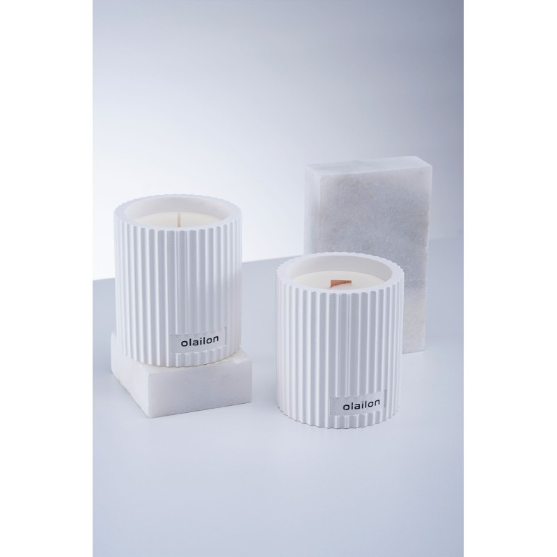Aberto Design Candle Damla - White White