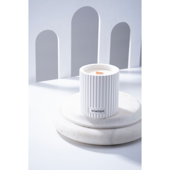 Aberto Design Candle Damla - White White