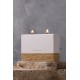 Aberto Design Candle Harmony - White White