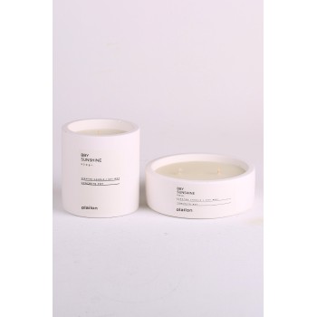 Candle Set (2 Pieces) Bby Sunshine White