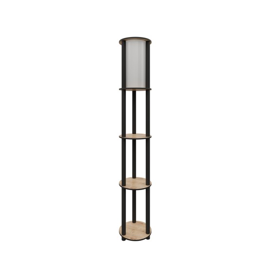 Floor Lamp KS-11107 Walnut Opviq Floor Lamp KS-11107 Walnut