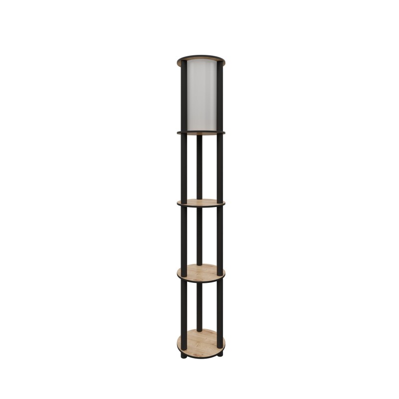 Opviq Floor Lamp KS-11107 Walnut