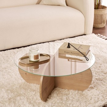 Coffee Table Aeris - Sapphire Oak, Transparent Sapphire Oak
Transparent