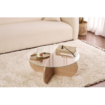 Coffee Table Aeris - Sapphire Oak, Transparent Sapphire Oak
Transparent