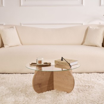 Coffee Table Aeris - Sapphire Oak, Transparent Sapphire Oak
Transparent