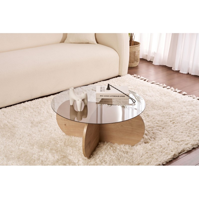Coffee Table Aeris - Sapphire Oak, Fume Sapphire Oak
Fume