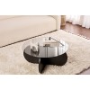 Coffee Table Aeris - Wood Black, Transparent Wood Black
Transparent