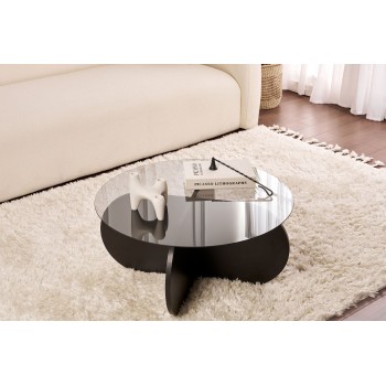 Coffee Table Aeris - Wood Black, Transparent Wood Black
Transparent
