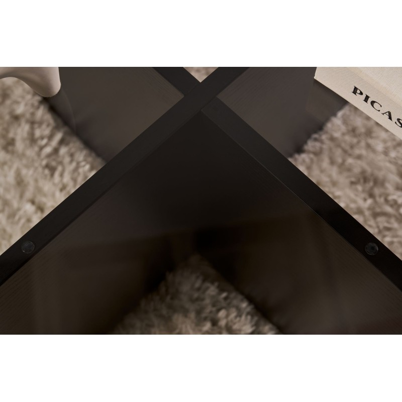 Coffee Table Aeris - Wood Black, Transparent Wood Black
Transparent