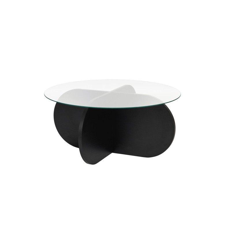 Coffee Table Aeris - Wood Black, Transparent Wood Black
Transparent