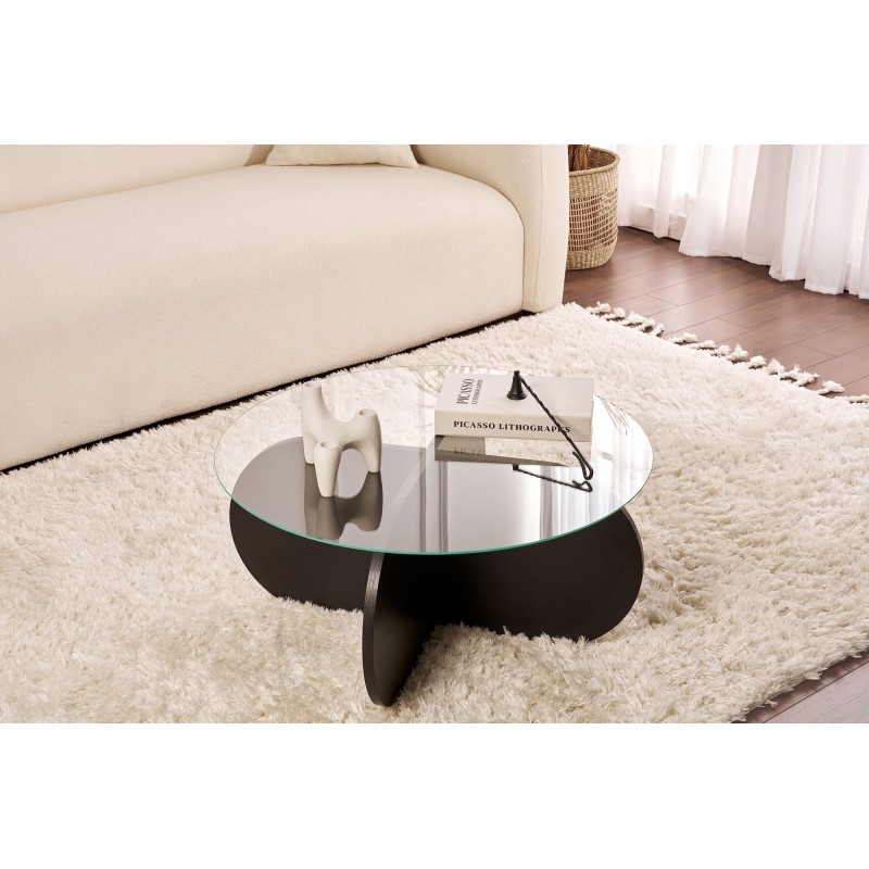 Coffee Table Aeris - Wood Black, Fume Wood Black
Fume