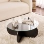Coffee Table Aeris - Wood Black, Fume Wood Black
Fume