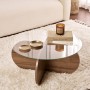Coffee Table Aeris - Walnut, Transparent Walnut
Transparent