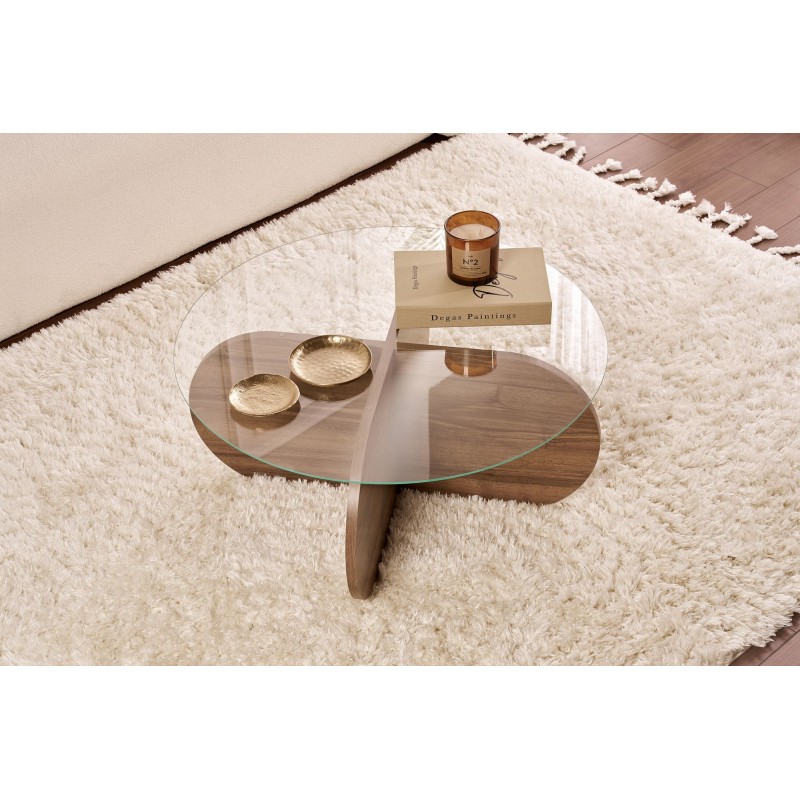 Coffee Table Aeris - Walnut, Transparent Walnut
Transparent