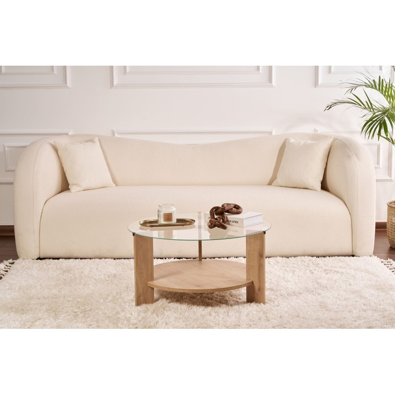 Coffee Table Clara - Sapphire Oak, Transparent Sapphire Oak
Transparent