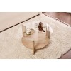 Coffee Table Clara - Sapphire Oak, Transparent Sapphire Oak
Transparent