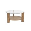 Coffee Table Clara - Sapphire Oak, Transparent Sapphire Oak
Transparent