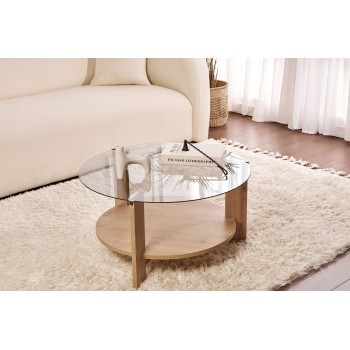 Coffee Table Clara - Sapphire Oak, Fume Sapphire Oak
Fume