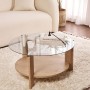 Coffee Table Clara - Sapphire Oak, Fume Sapphire Oak
Fume
