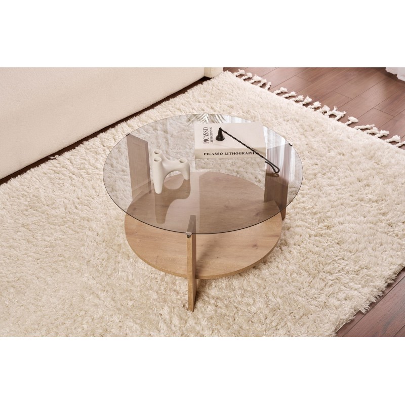 Coffee Table Clara - Sapphire Oak, Fume Sapphire Oak
Fume