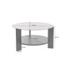 Coffee Table Clara - Wood Black, Transparent Wood Black
Transparent