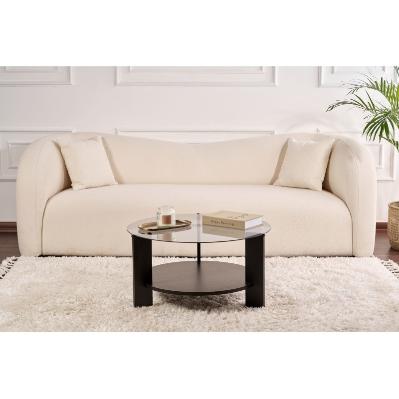 Coffee Table Clara - Wood Black, Fume Wood Black
Fume