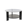 Coffee Table Clara - Wood Black, Fume Wood Black
Fume