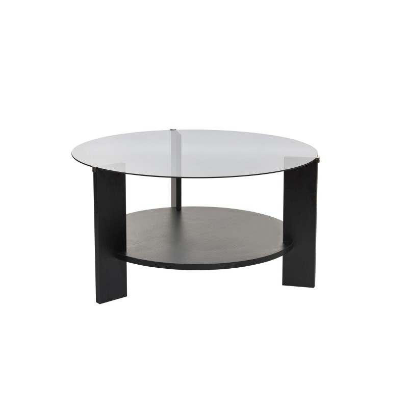 Coffee Table Clara - Wood Black, Fume Wood Black
Fume