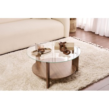 Coffee Table Clara - Walnut, Transparent Walnut
Transparent