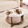 Coffee Table Clara - Walnut, Transparent Walnut
Transparent