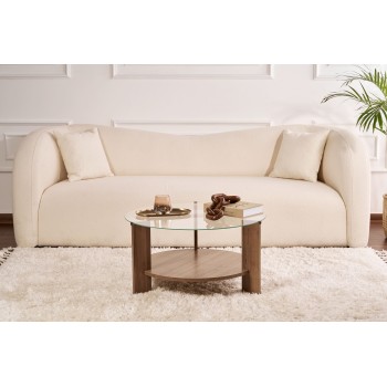 Coffee Table Clara - Walnut, Transparent Walnut
Transparent