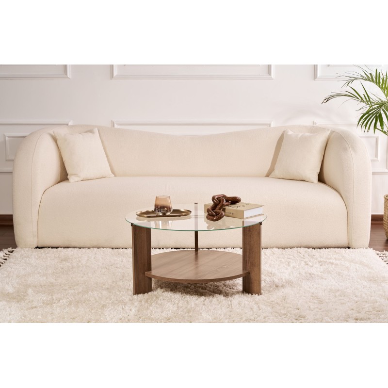 Coffee Table Clara - Walnut, Transparent Walnut
Transparent