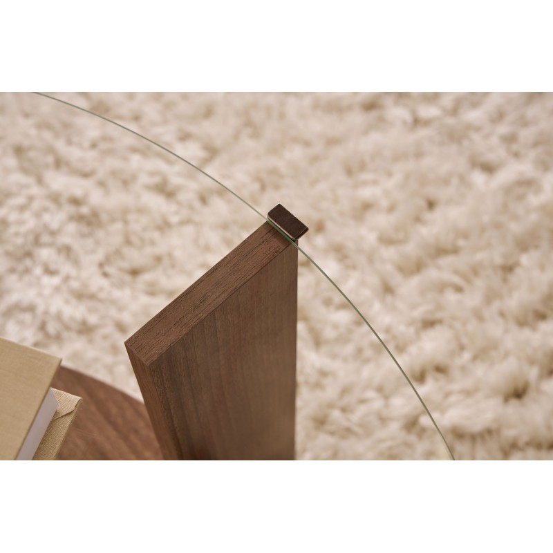 Coffee Table Clara - Walnut, Transparent Walnut
Transparent