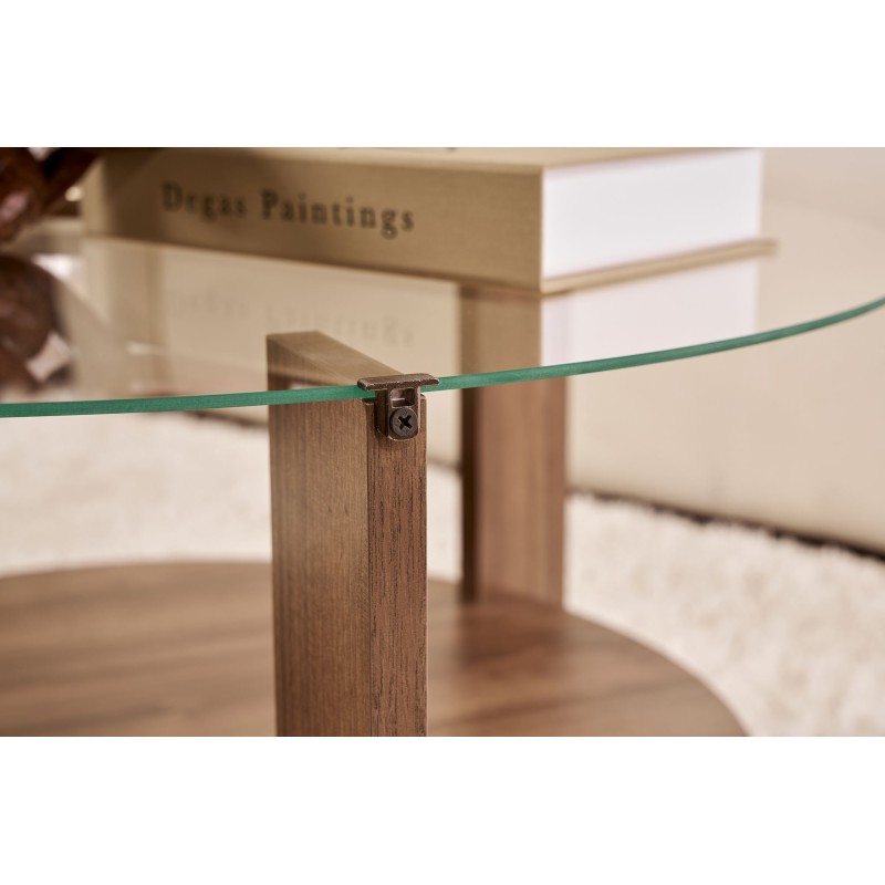 Coffee Table Clara - Walnut, Transparent Walnut
Transparent