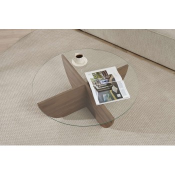 Coffee Table Liya - Walnut Walnut