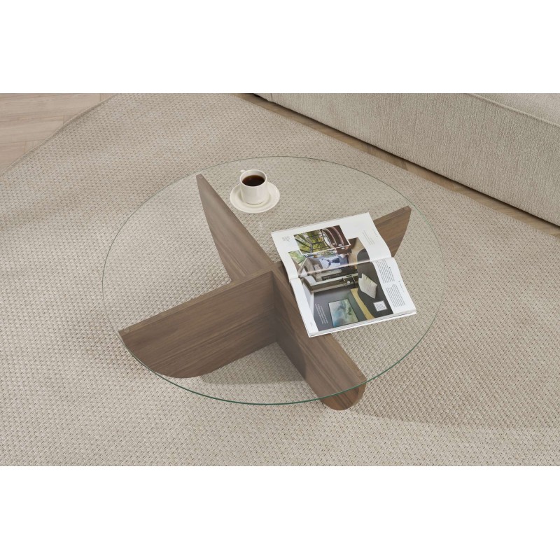 Coffee Table Liya - Walnut Walnut