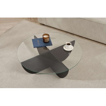 Coffee Table Liya - Wood Black Wood Black