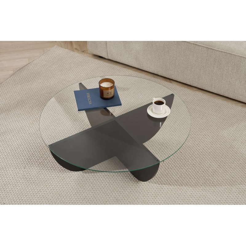 Coffee Table Liya - Wood Black Wood Black