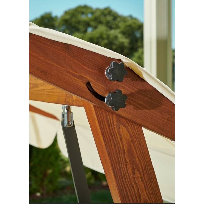 Garden Triple Swing Chair Lyon 2400 - Beige Beige