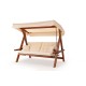 Garden Triple Swing Chair Lyon 2400 - Beige Beige Garden Triple Swing Chair Lyon 2400 - Beige Beige