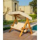 Garden Triple Swing Chair Lyon 2400 - Beige Beige Garden Triple Swing Chair Lyon 2400 - Beige Beige